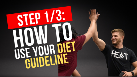 STEP 1/3: Here is How To Use Your Diet Guideline