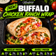 (NEW) Buffalo Chicken Ranch Wrap