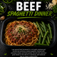 Beef Spaghetti Dinner