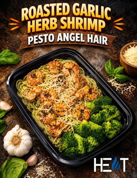 (NEW) Shrimp Pesto Pasta