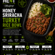 Honey Sriracha Turkey Rice Bowl