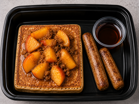 (NEW) Peach Cobbler Protein Pancake